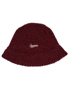 Supreme Mohair Crochet Crusher bucket hat